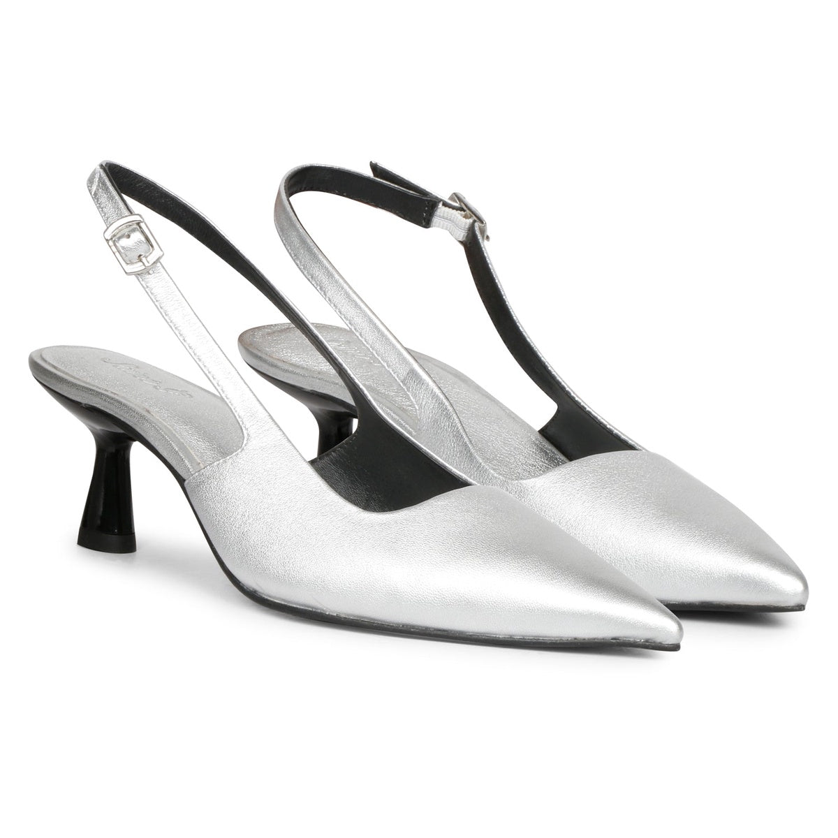  Saint G Saint G - Cynara - Kitten Heels - Silver - Bonton