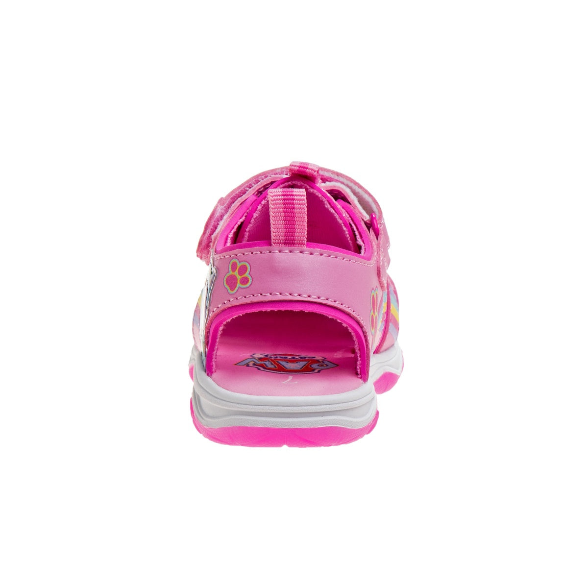  Josmo Paw Patrol Everest Skye Light Up Summer Girls Sandals - Hook&Loop Adjustable Strap Closed Toe Sandal Water Shoe - Pink (Sizes 6-12 Toddler) - 6 - Bonton