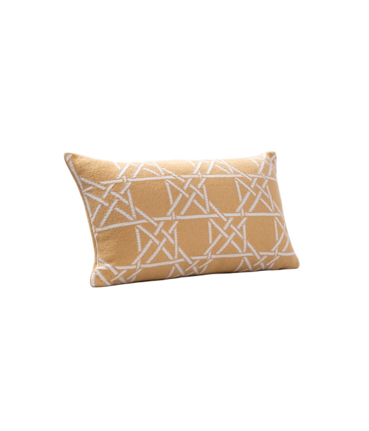  Brooks Brothers Lattice Work Decorative Pillow Rectangle Yellow - Yellow - Bonton