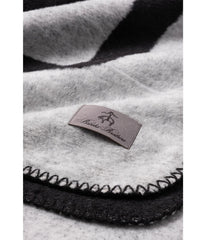 BB Monogram Throw Black