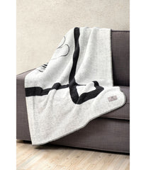 BB Monogram Throw Black