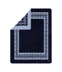 Geo Linked Throw Navy