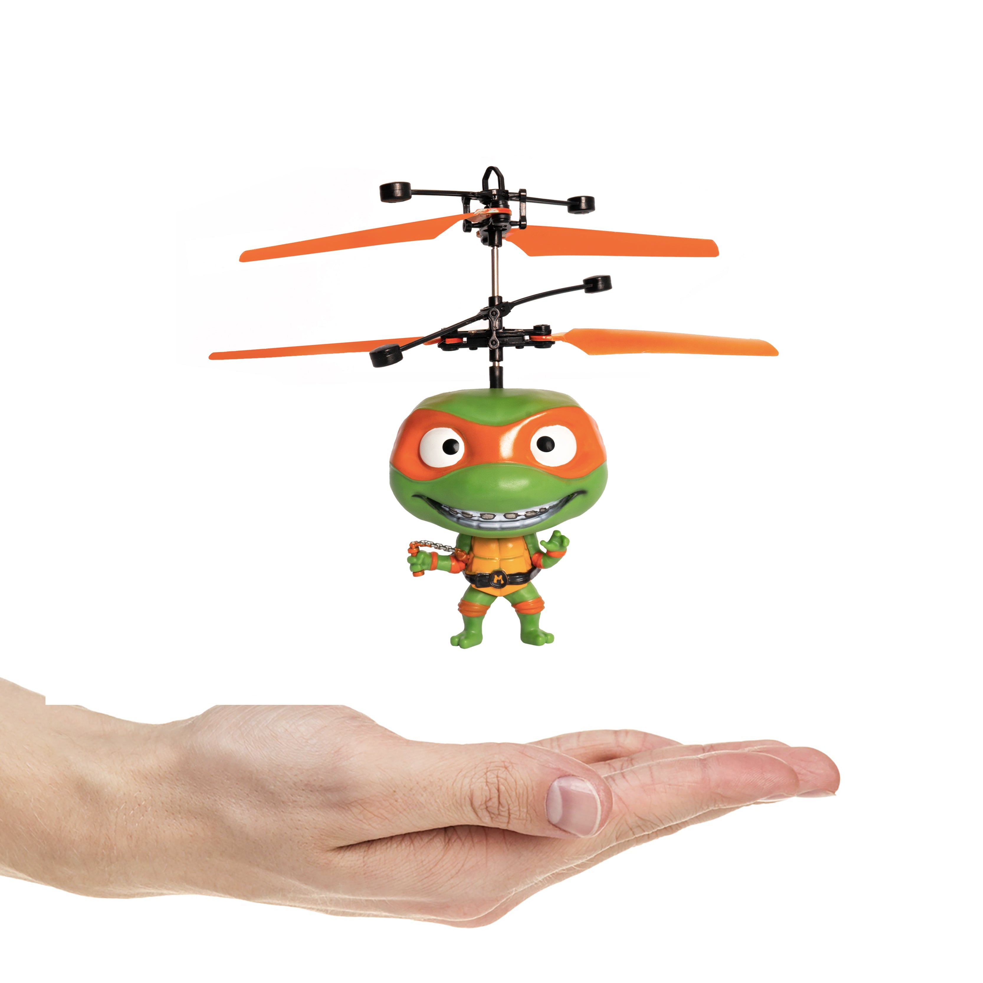  HobbyTron TMNT Mutant Mayhem Michelangelo Big Head UFO - Default Title - Bonton