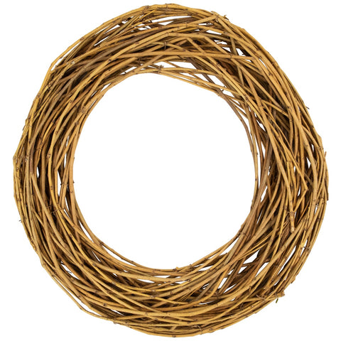 Natural Grapevine and Twig Artificial Spring Wreath - 15"