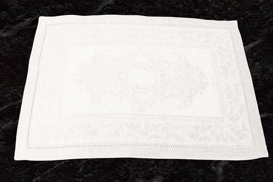 Arboretum Set of 6 Linen Placemats - White