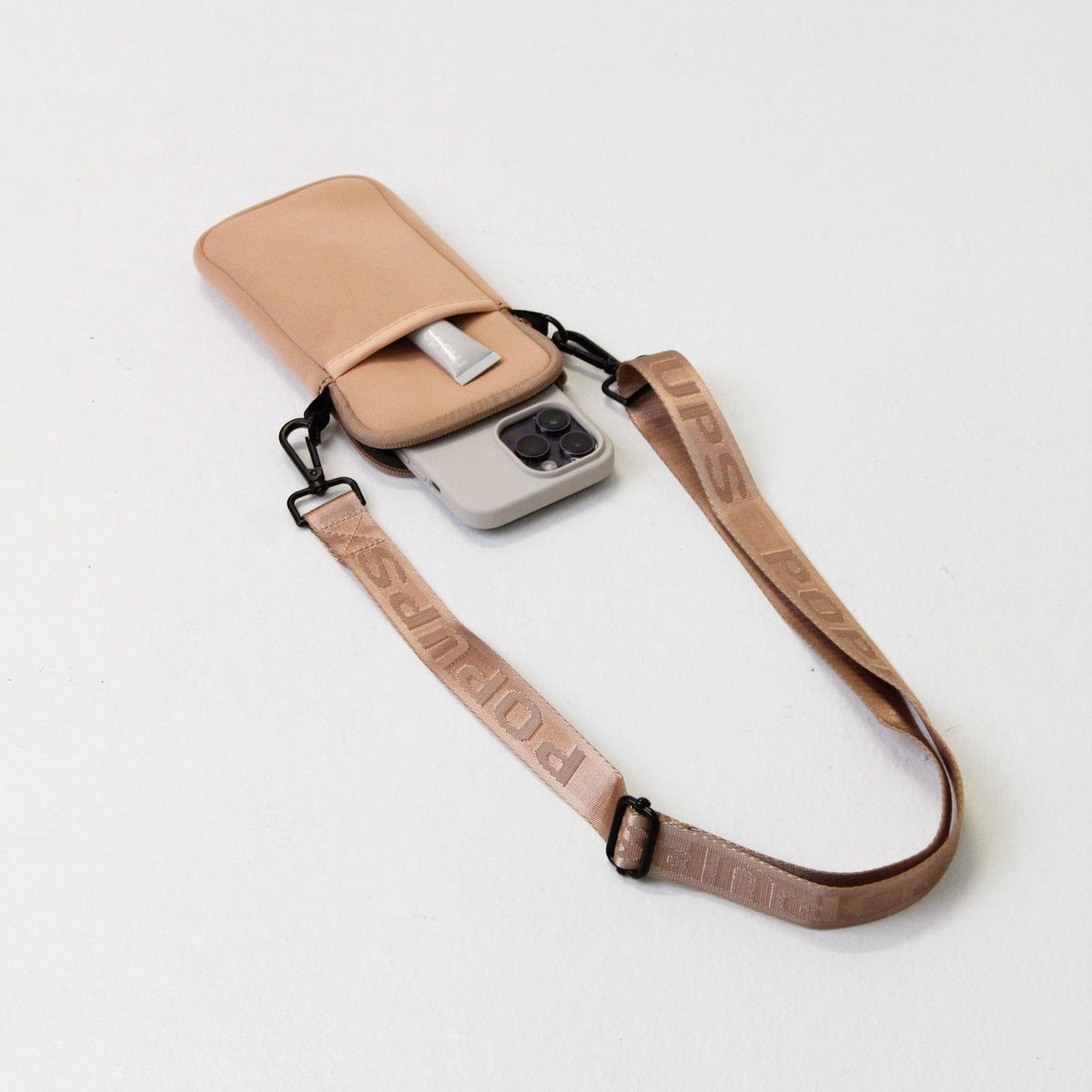  Pop Ups Brand Phone Bag Tan - Default Title - Bonton