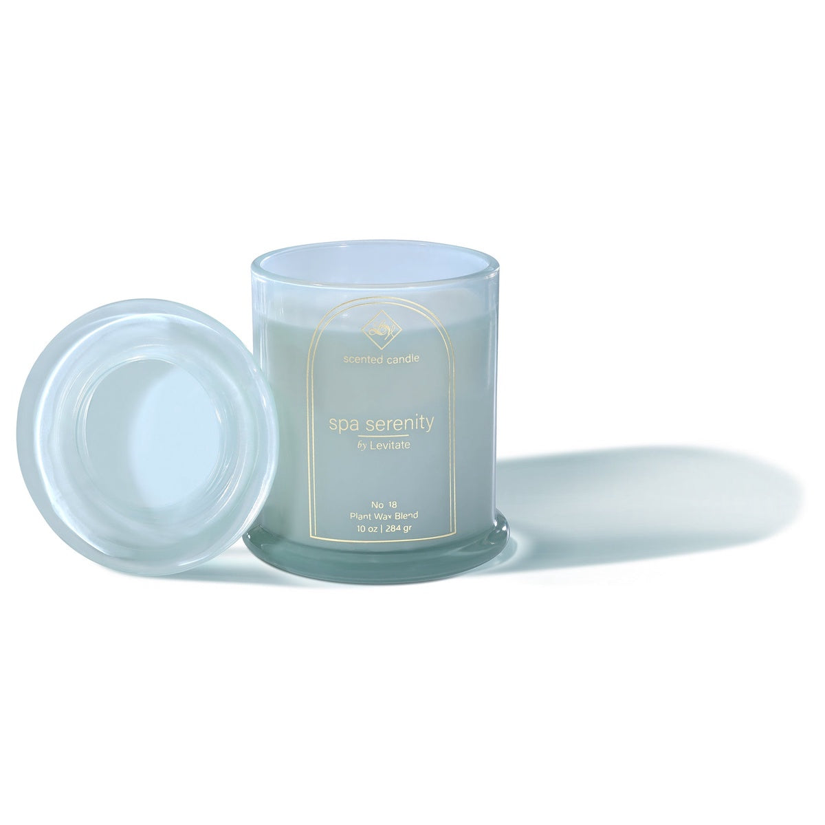  Levitate Candles Island Essence Spa Serenity - Sage Green - Bonton