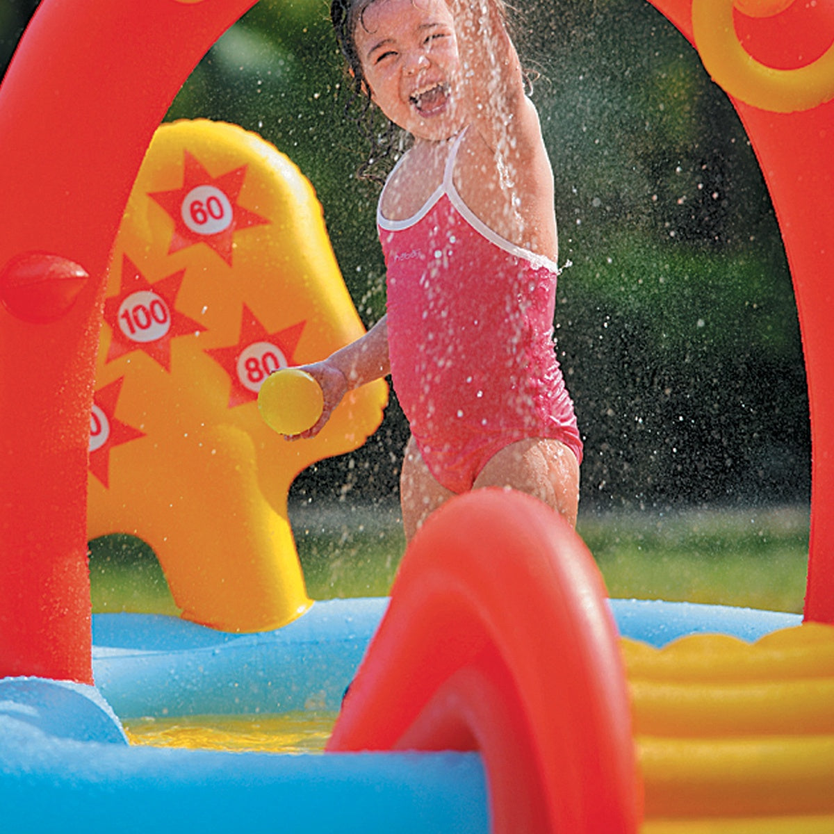  Pool Central 7.25' Inflatable Children's Interactive Water Play Center - Default Title - Bonton