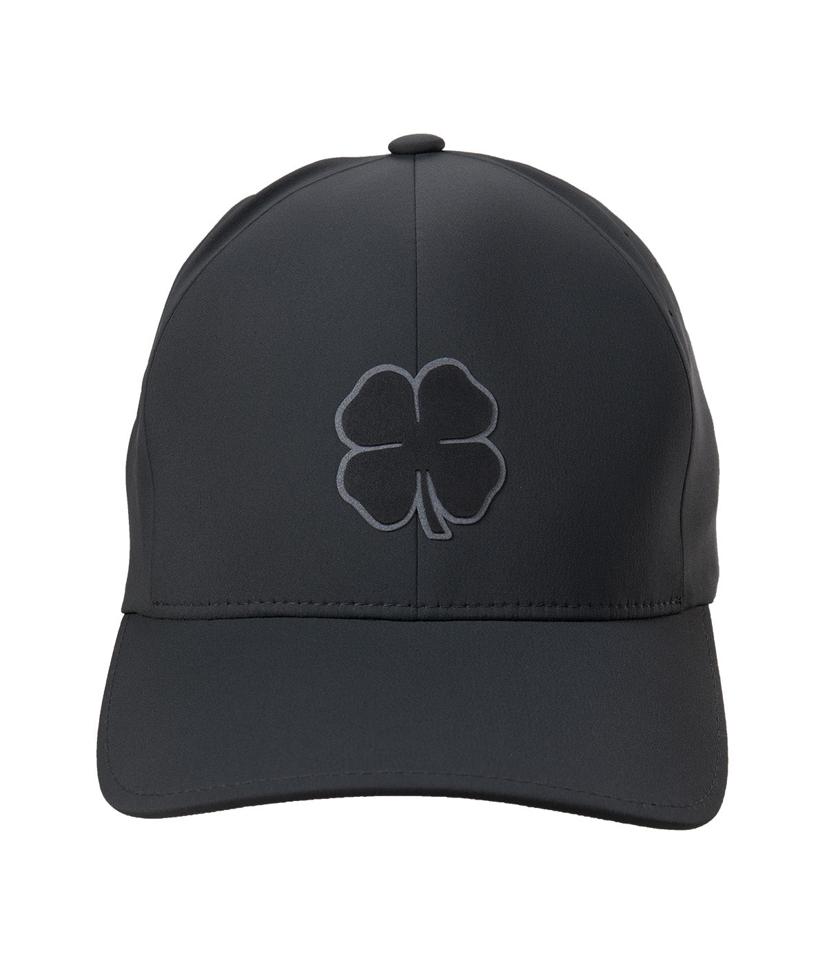  Black Clover Enterprises LLC Seamless Luck 2 Fitted Hat - Black / Black Clover Grey Trim - Bonton