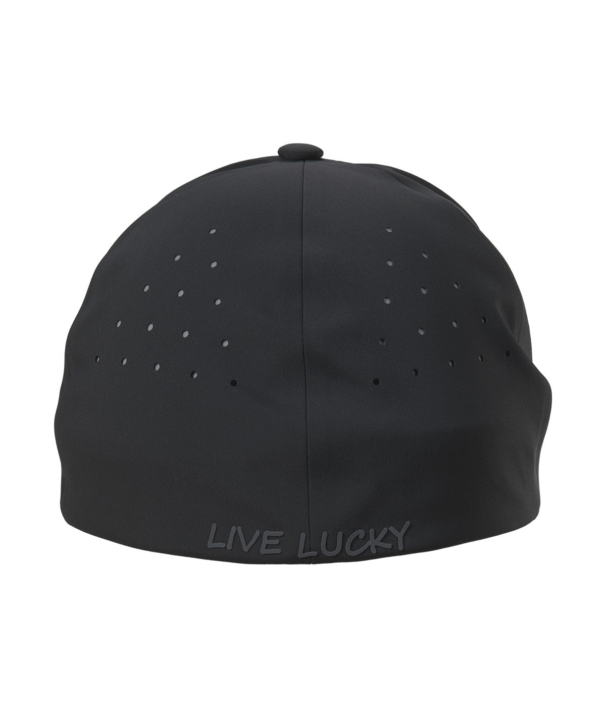  Black Clover Enterprises LLC Seamless Luck 2 Fitted Hat - Black / Black Clover Grey Trim - Bonton