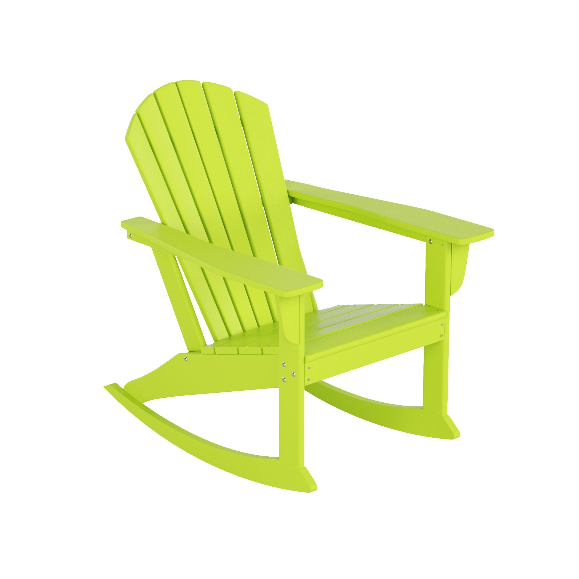  Westin Furniture Altura Outdoor Rocking Adirondack Chair - Lime - Bonton