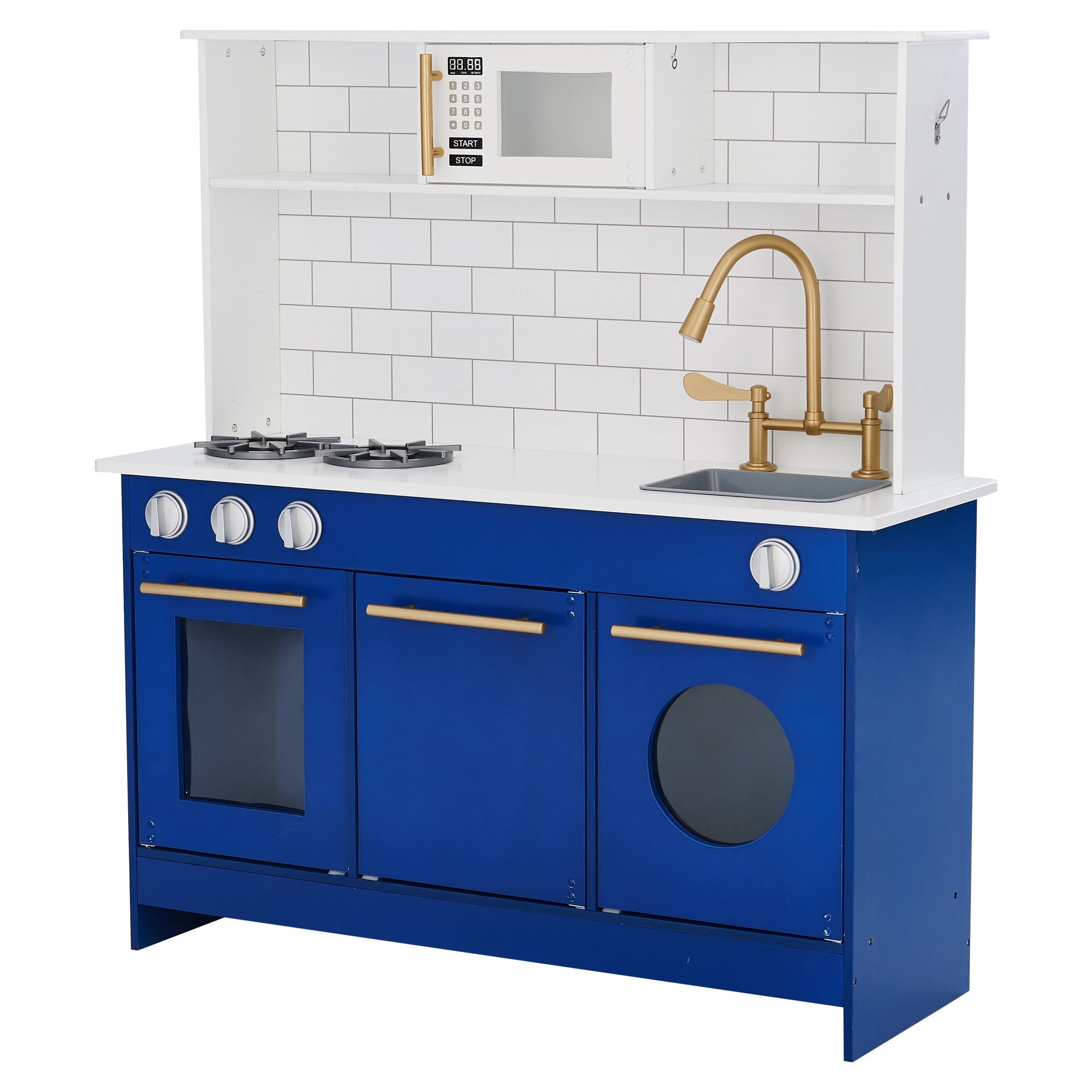  Teamson Kids Teamson Kids - Little Chef Berlin Modern Play Kitchen - White / Blue - Bonton