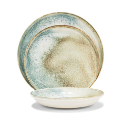 Sea and Sand, Porcelain 12-Piece Dinnerware Set