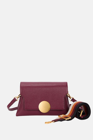 Oryany - Lottie Flap Crossbody Medium Handbags - Maroon / One Size