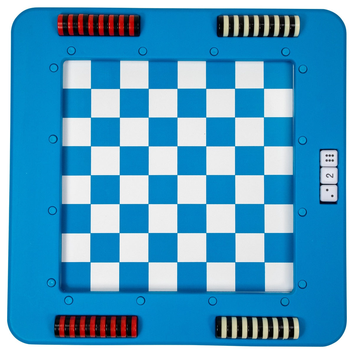  Swim Central Floating Checkers and Backgammon Magnetic Swimming Pool Board Game Combo - 20