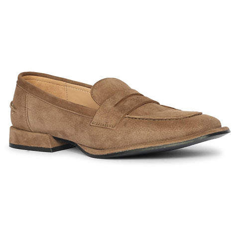 Carla Suede - Heel Loafers