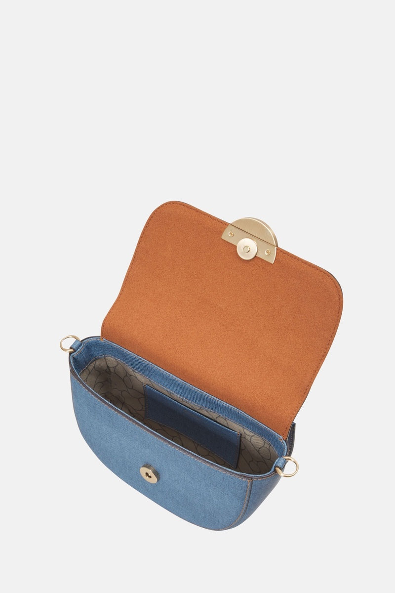  Oryany Oryany - Lottie Denim Crossbody Small Handbags - Denim Blue - Bonton