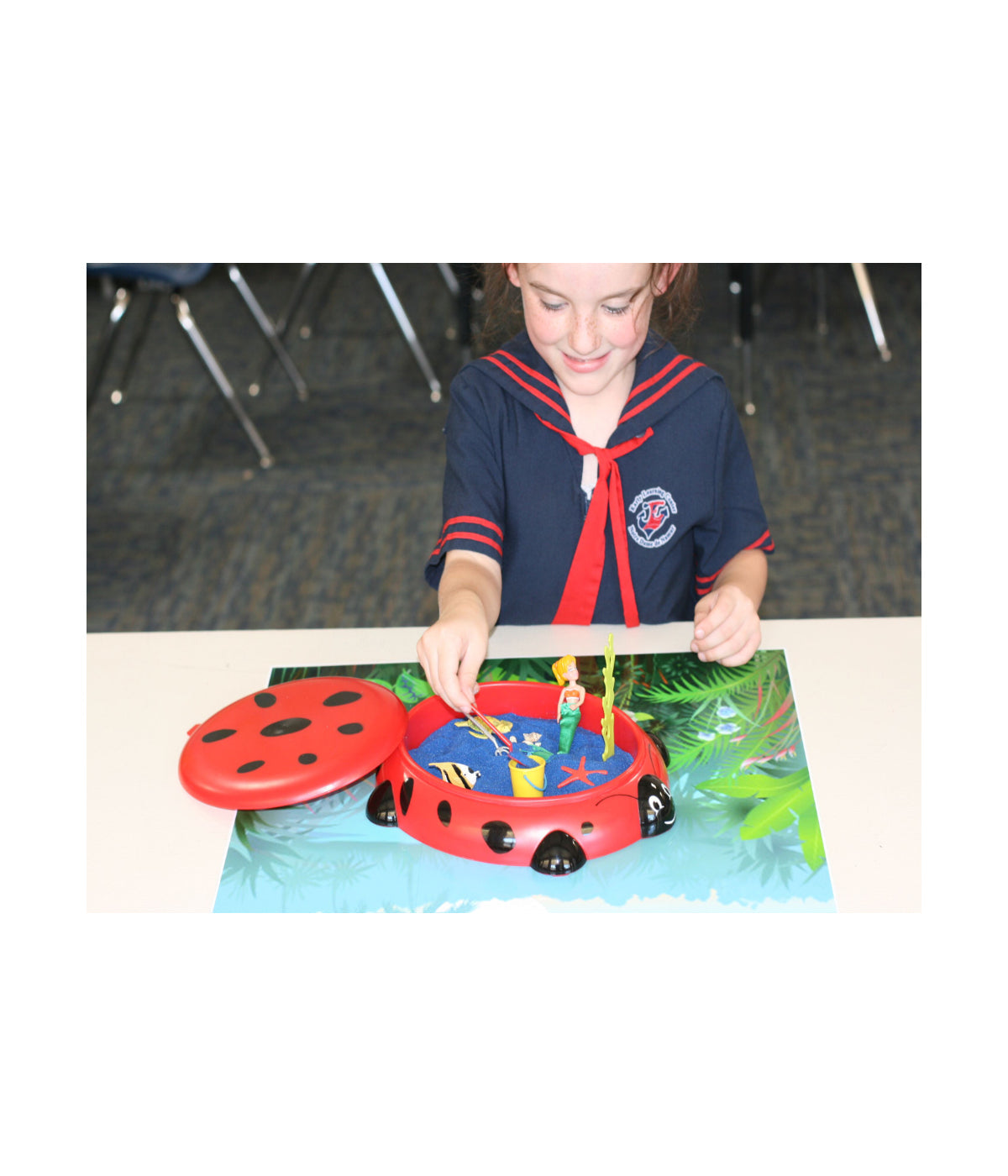  Sandbox Critters Tabletop Play Set - Ladybug Multi - Multi - Bonton