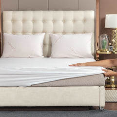 Bibb Home Copper Infused Waterproof Mattress Pad