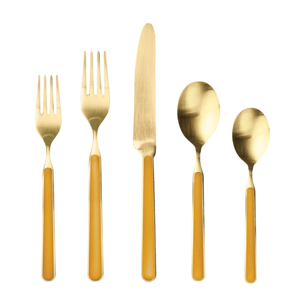  Mepra Fantasia Flatware Set - Mustard - Bonton