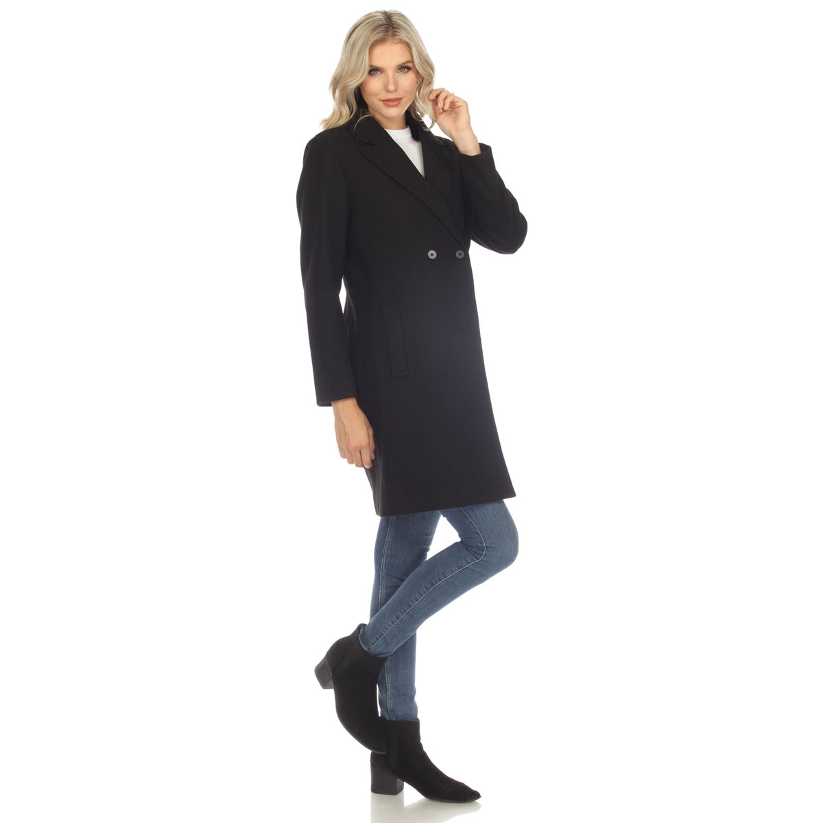  White Mark Women's Classic Walker Coat - Small - Bonton