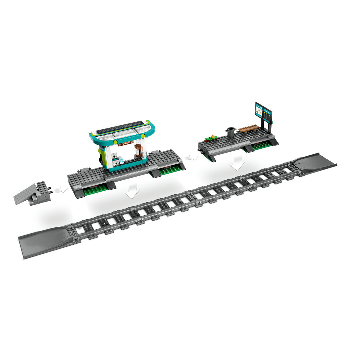  LEGO LEGO® City Downtown Streetcar and Station Toy Set 60423 - LEGO City - Bonton