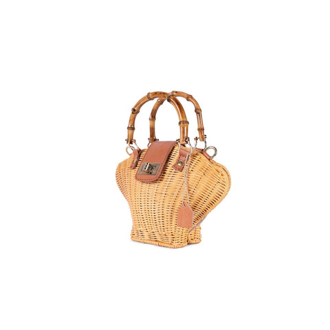Jelavu Maree Bamboo Women Crossbody Bag - Tan / One Size