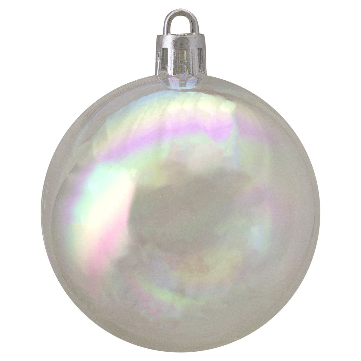  Northlight 60ct Clear Iridescent Shatterproof Shiny Christmas Ball Ornaments 2.5