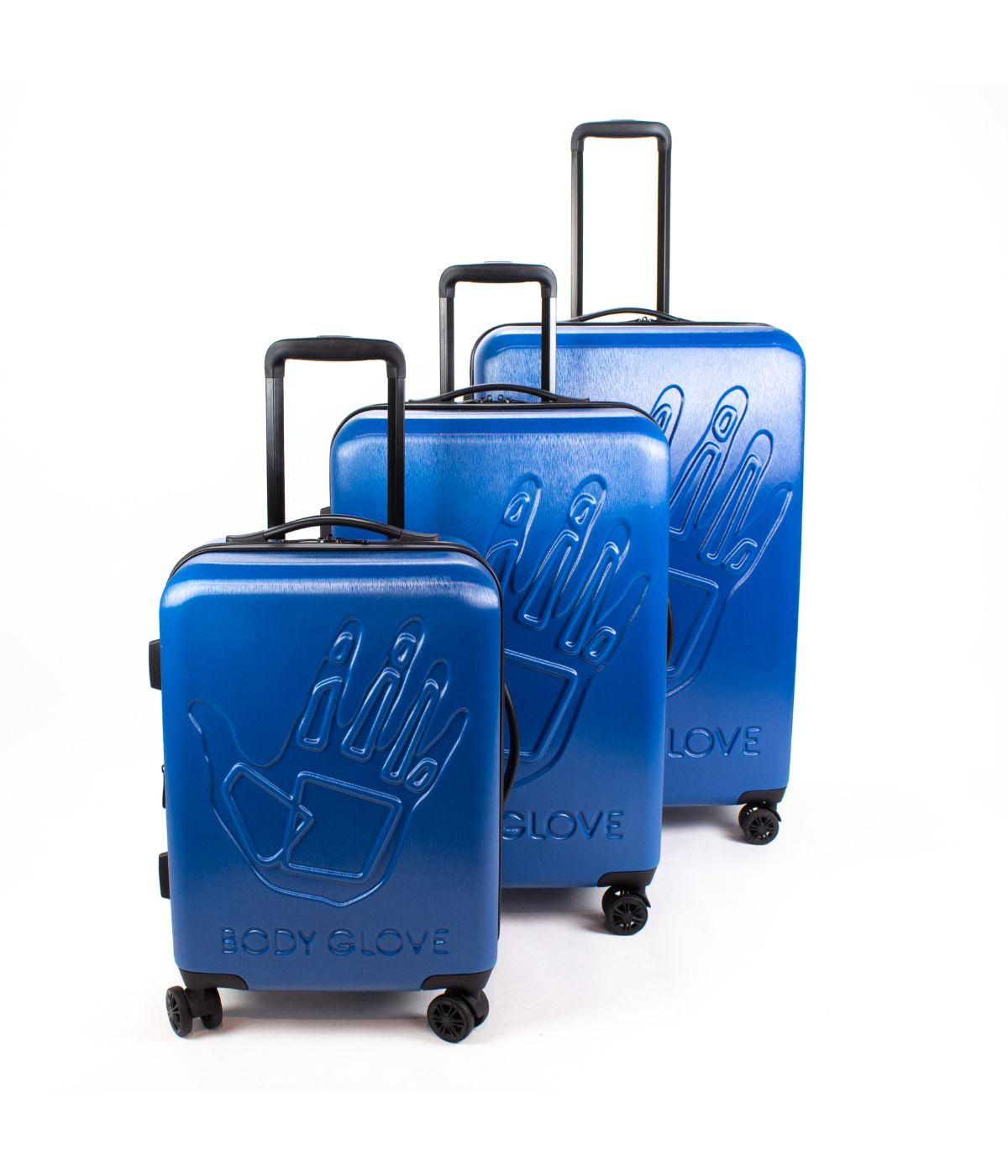  Body Glove Redondo 3-Piece Hardside Spinner Set - Northern Blue - Bonton