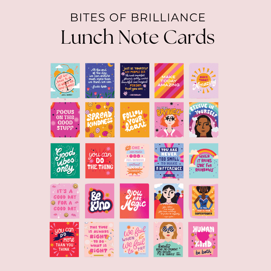 Bites of Brilliance Lunch Box Note Cards