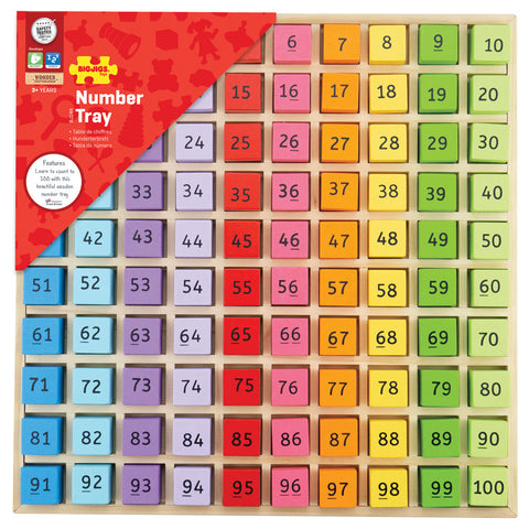 Number Tray by Bigjigs Toys US