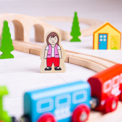 Figure of Eight Train Set by Bigjigs Toys US