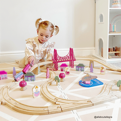 Fairy Town Train Set by Bigjigs Toys US