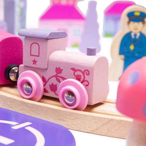 Fairy Town Train Set by Bigjigs Toys US