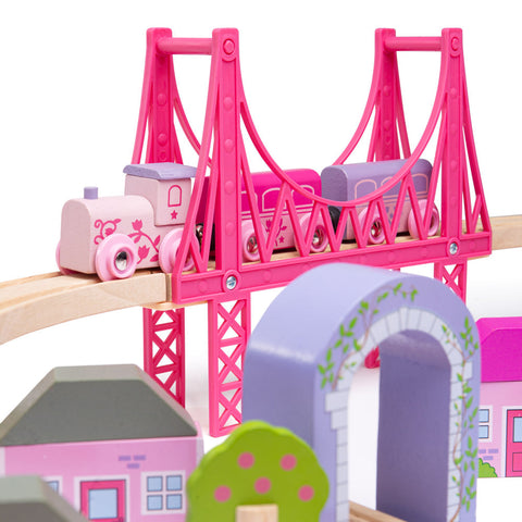 Fairy Town Train Set by Bigjigs Toys US