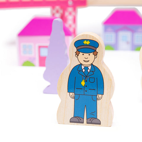 Fairy Town Train Set by Bigjigs Toys US