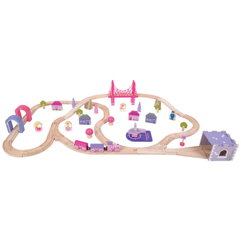Fairy Town Train Set by Bigjigs Toys US