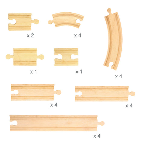 Curves and Straights Expansion Pack by Bigjigs Toys US