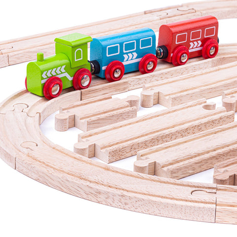 Curves and Straights Expansion Pack by Bigjigs Toys US