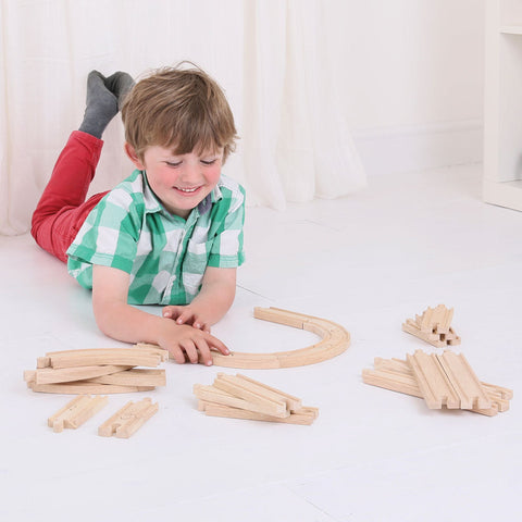 Curves and Straights Expansion Pack by Bigjigs Toys US