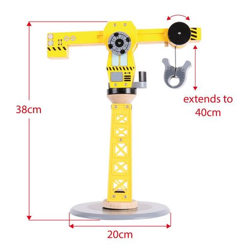 Big Crane Construction Set by Bigjigs Toys US