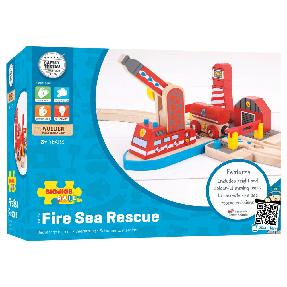  Bigjigs Toys Fire Sea Rescue by Bigjigs Toys US - Default Title - Bonton