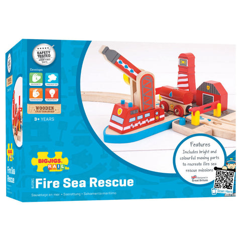 Fire Sea Rescue by Bigjigs Toys US