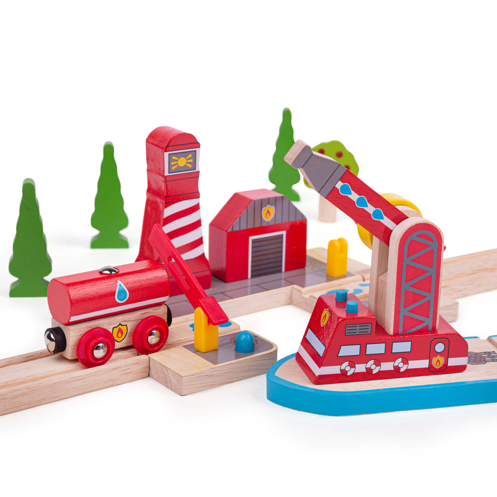  Bigjigs Toys Fire Sea Rescue by Bigjigs Toys US - Default Title - Bonton