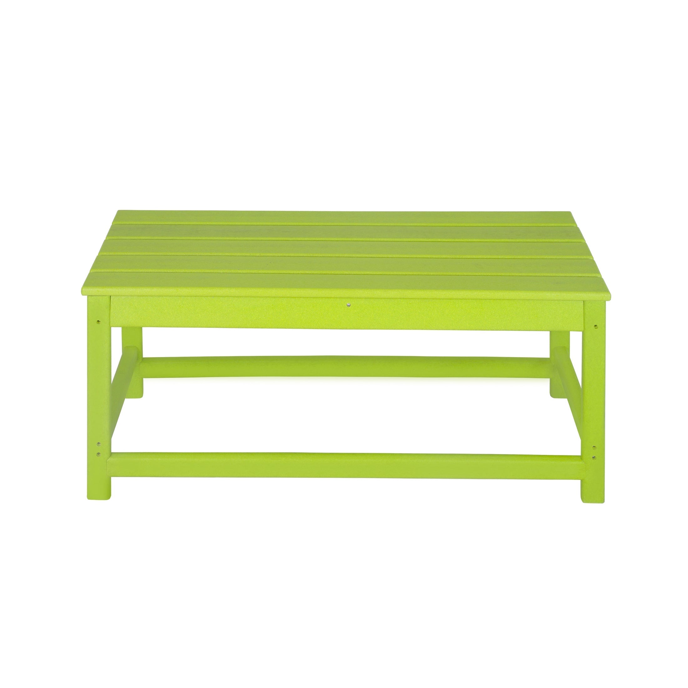  Westin Furniture Outdoor Patio Classic Adirondack Coffee Table - Lime Green - Bonton