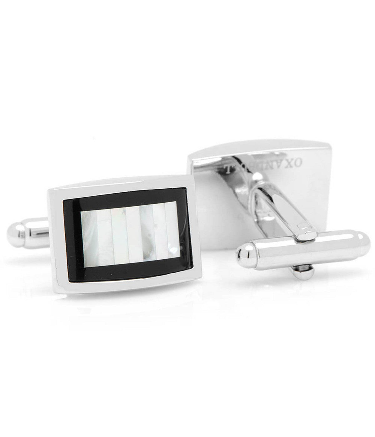  Cufflinks Mother of Pearl Key Cufflinks - Black - Bonton