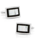  Cufflinks Mother of Pearl Key Cufflinks - Black - Bonton