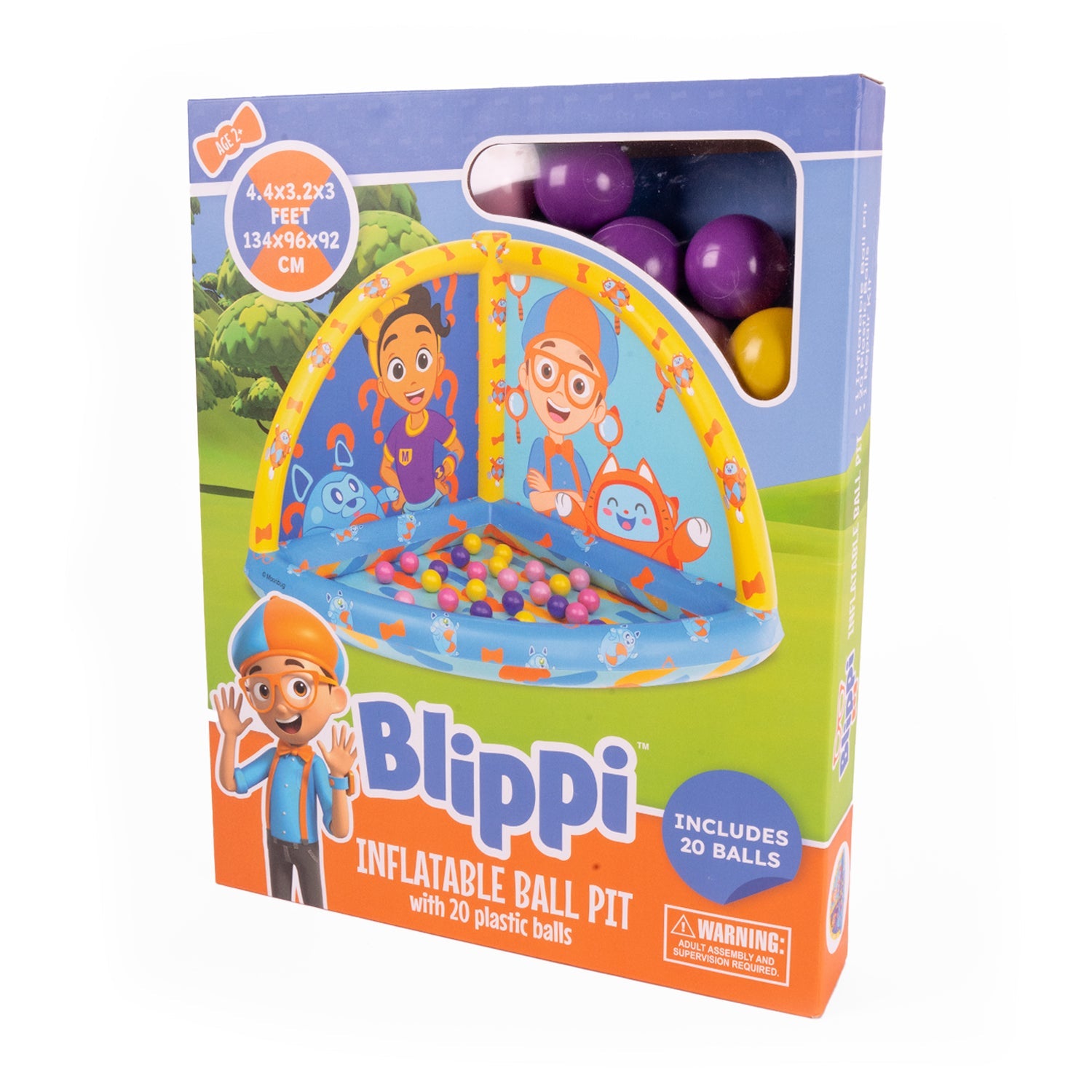  HobbyTron Blippi Inflatable Ball Pit - Default Title - Bonton