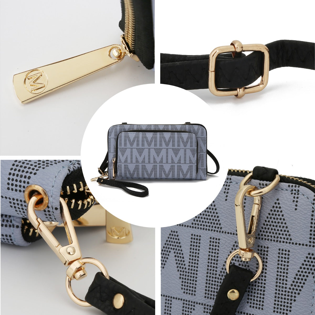  MKF Collection Dilma Phone Crossbody Bag - Black - Bonton