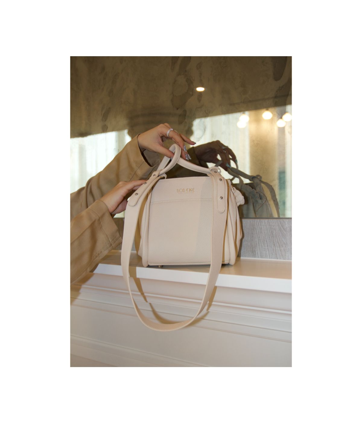  Bob Ore Ami Bag White - White - Bonton